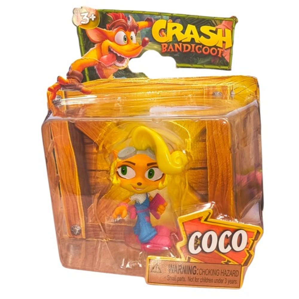 2023 Jakks Pacific Crash Bandicoot Coco Bandicoot Figure 2.5"